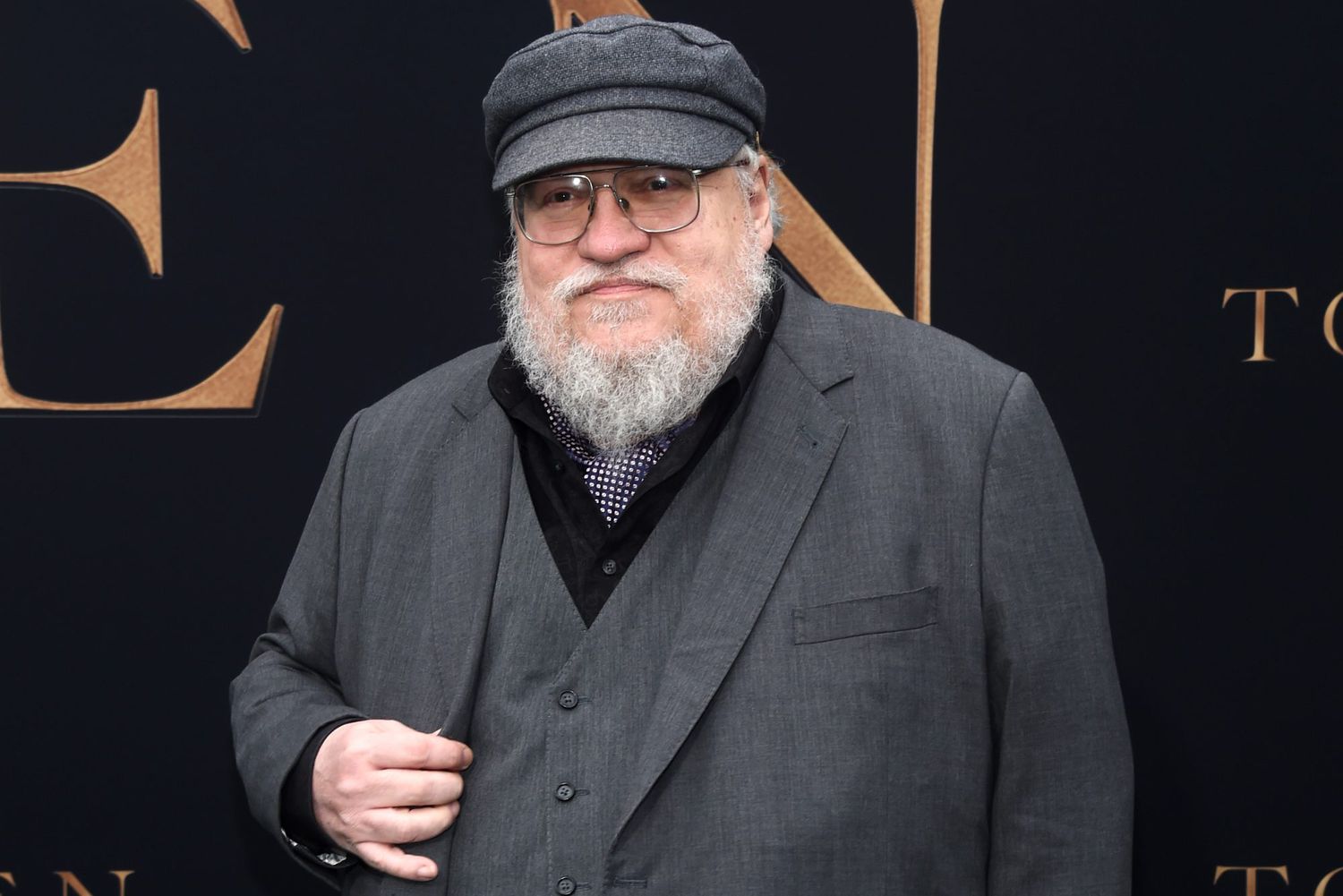 WESTWOOD, CALIFORNIA - MAY 08: George R. R. Martin arrives at the LA Special Screening of Fox Searchlight Pictures' "Tolkien" at the Regency Village Theatre on May 08, 2019 in Westwood, California. (Photo by Amanda Edwards/Getty Images,)