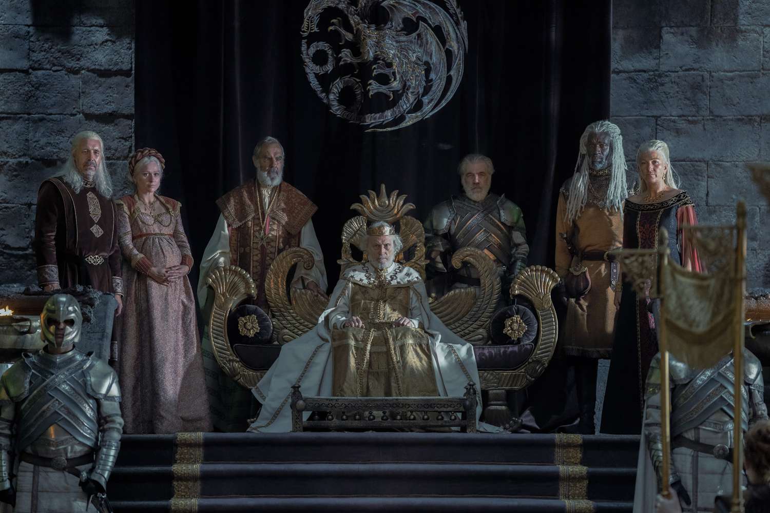 'House of the Dragon' begins with the Great Council assembling to decide the heir of King Jaehaerys (Michael Carter)