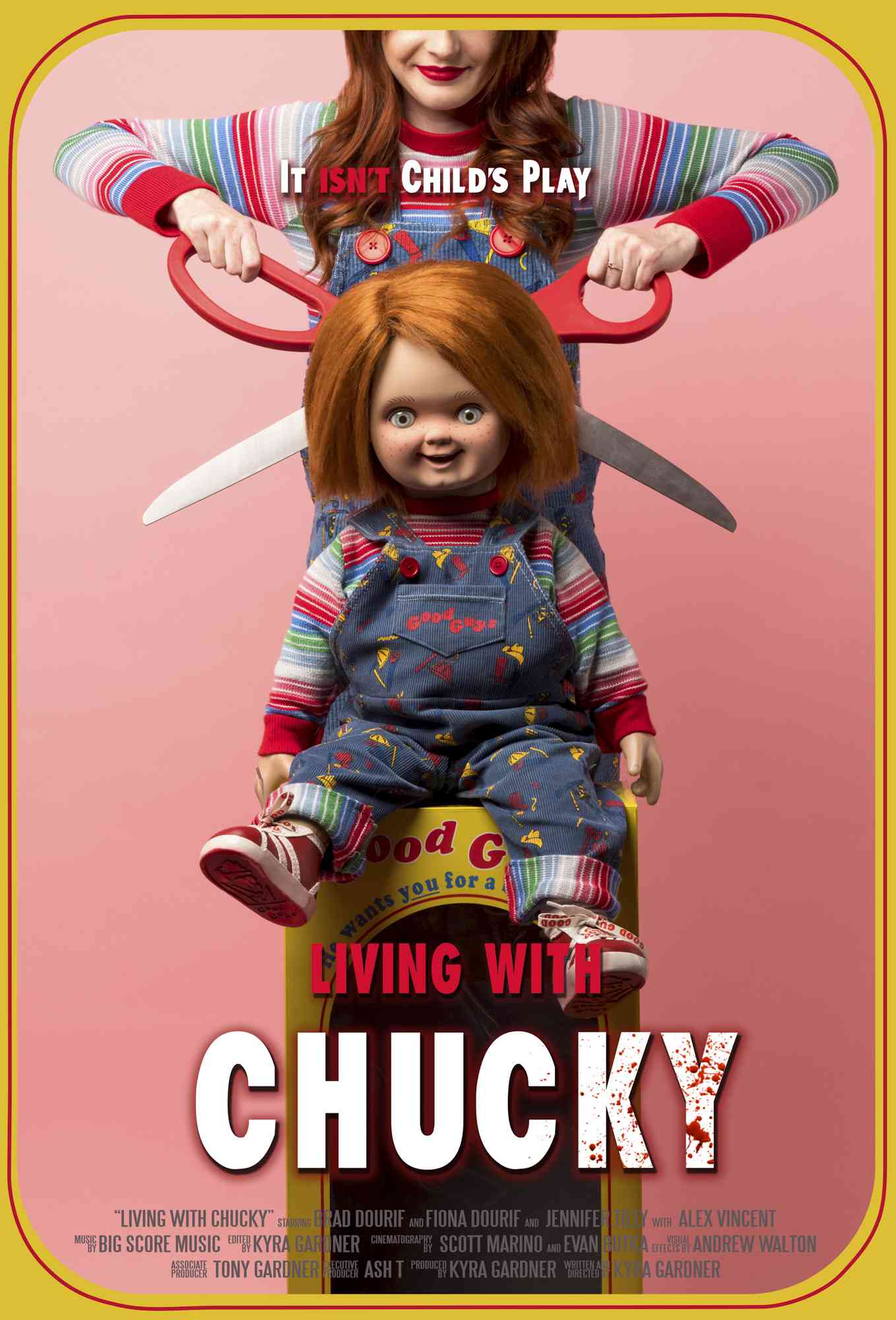 Movie poster for 'Living With Chucky'