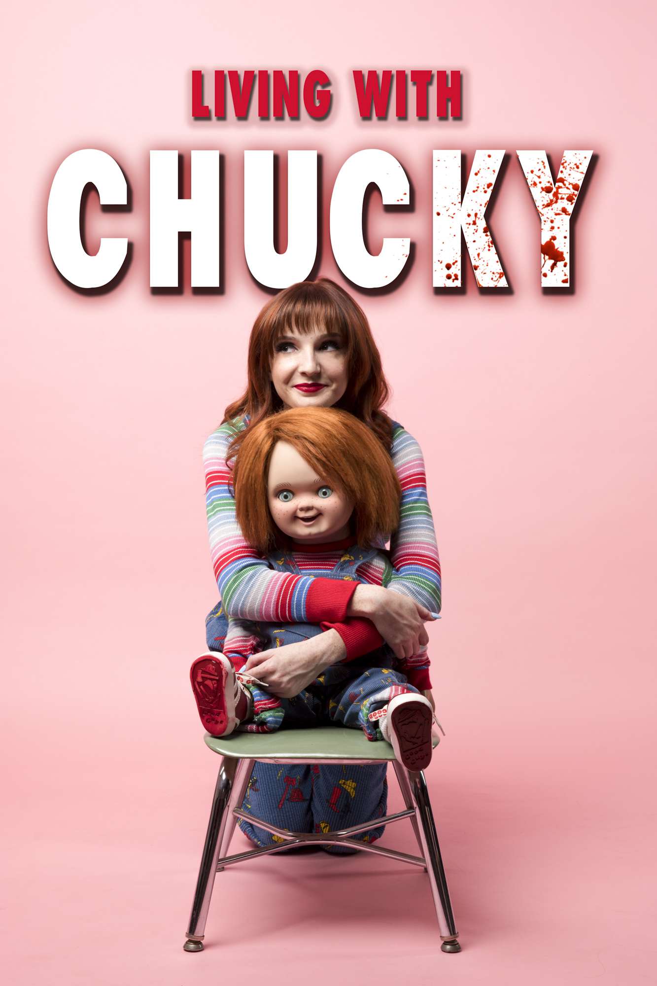 Director Kyra Gardner in a promo image for 'Living With Chucky'