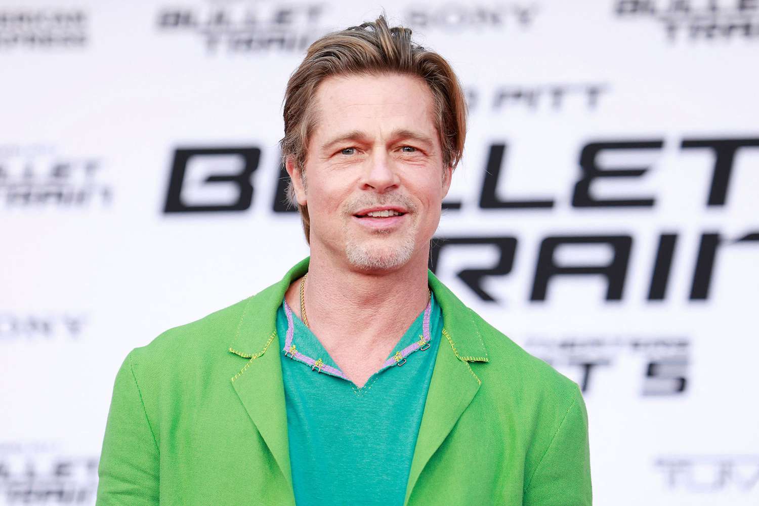 Brad Pitt attends the Los Angeles premiere of "Bullet Train" at the Regency Village theatre in Westwood, California, August 1, 2022.