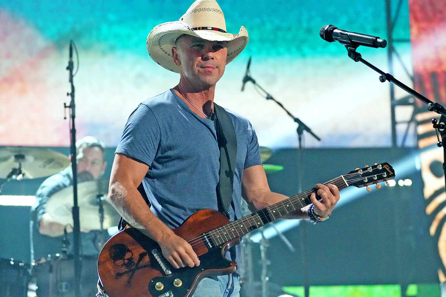 NASHVILLE, TENNESSEE - APRIL 11: Kenny Chesney performs at the 2022 CMT Music Awards at Nashville Municipal Auditorium on April 11, 2022 in Nashville, Tennessee. (Photo by Kevin Mazur/Getty Images for CMT)