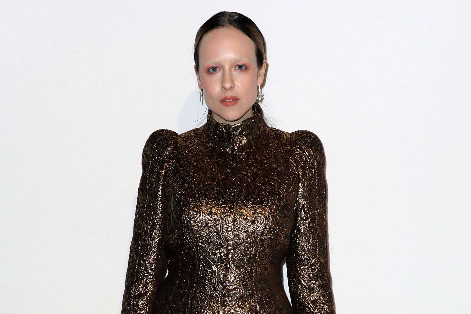 Allie X attends the Guo Pei Haute Couture Spring/Summer 2020 show as part of Paris Fashion Week on January 22, 2020 in Paris, France.