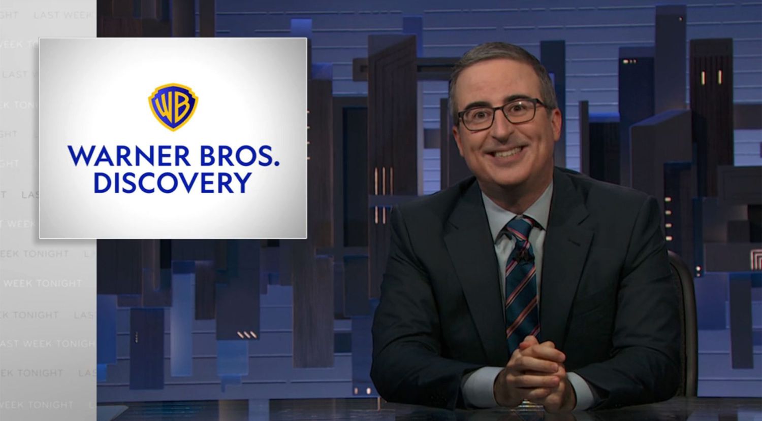 John Oliver comments on Warner Bros. Discovery merger