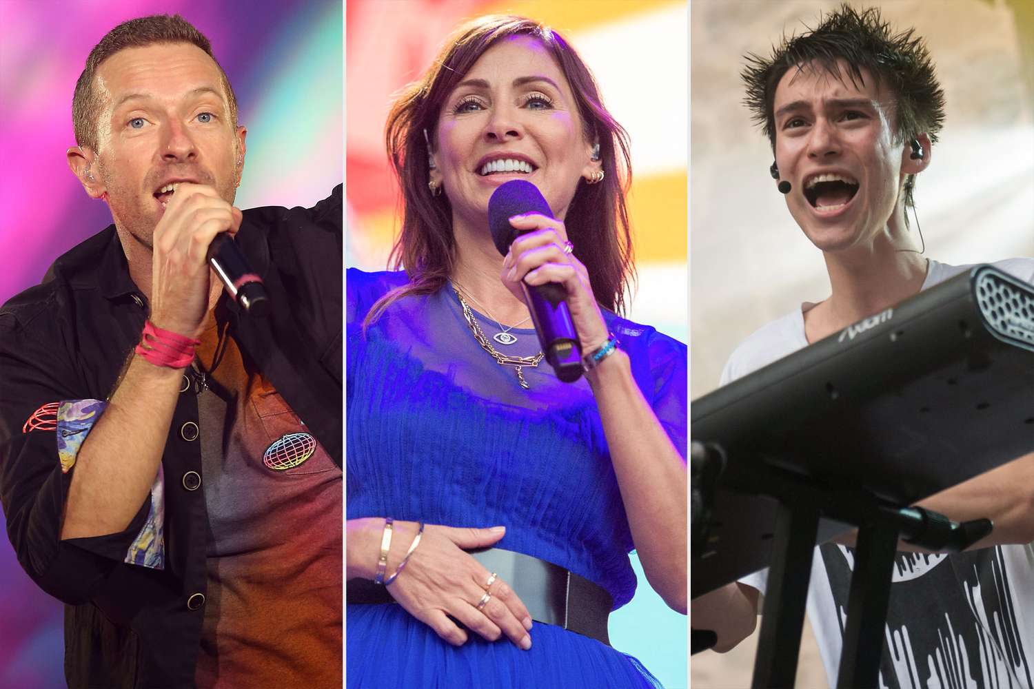 Coldplay, Natalie Imbruglia and Jacob Collier performed "Summer Nights" in honor of Olivia Newton-John at Coldplay's concert last night.