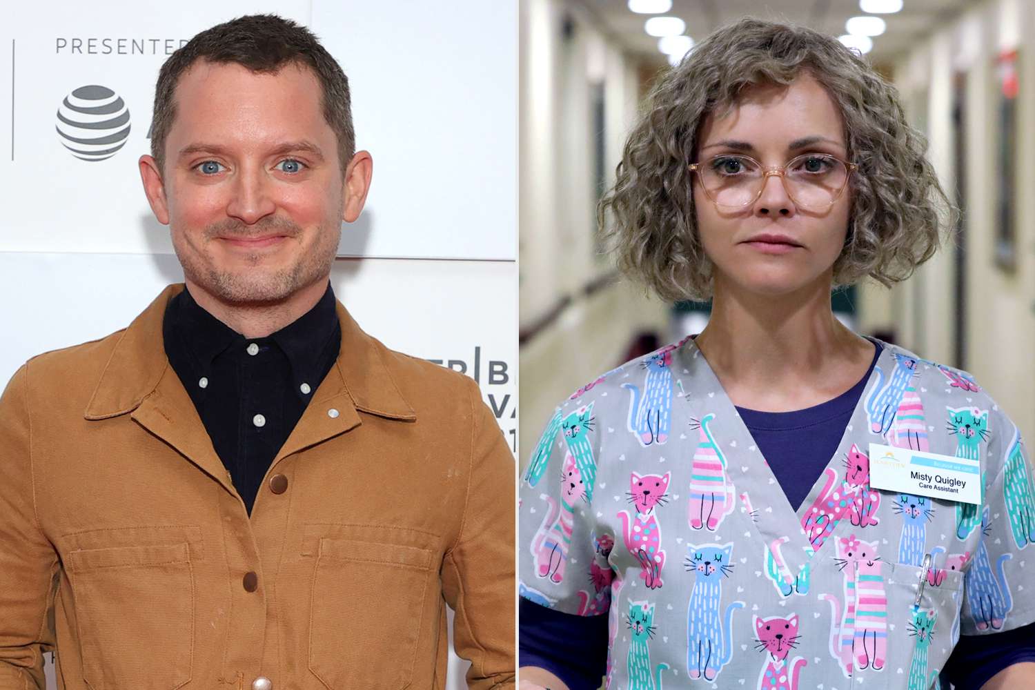 Elijah Wood attends 2021 Tribeca Festival Premiere of "No Man Of God"; Christina Ricci as Misty in YELLOWJACKETS