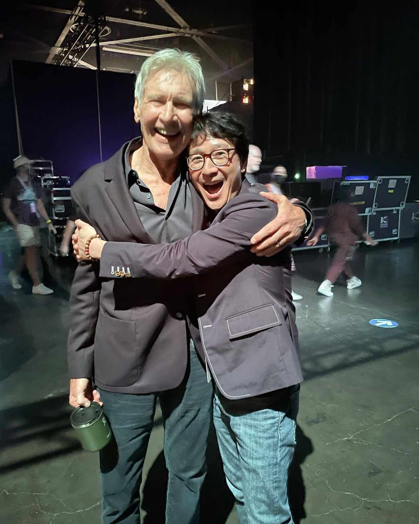 Indiana Jones and the Temple of Doom Harrison Ford and Ke Huy Quan Reunion