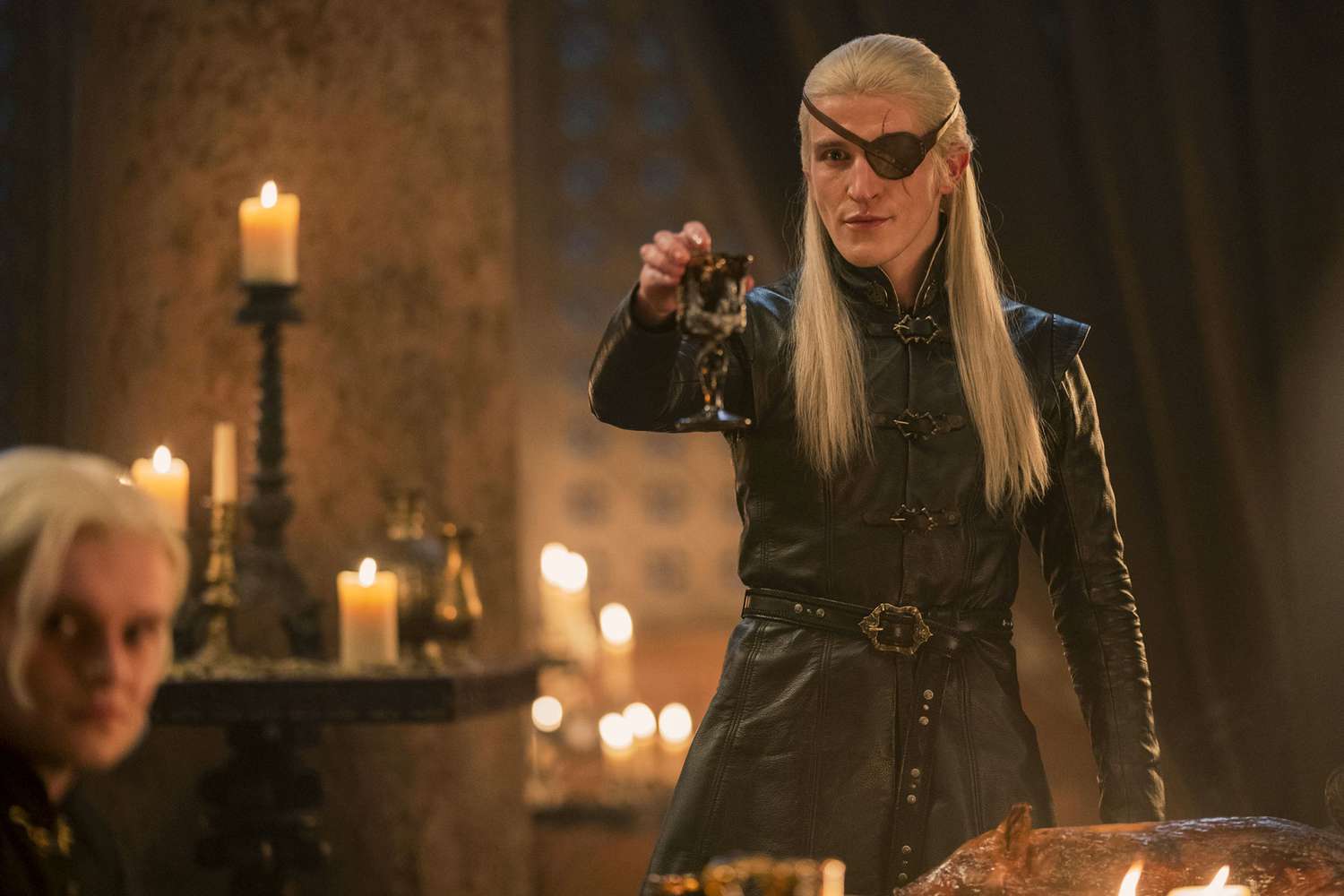 Ewan Mitchell as Aemond Targaryen on 'House of the Dragon'