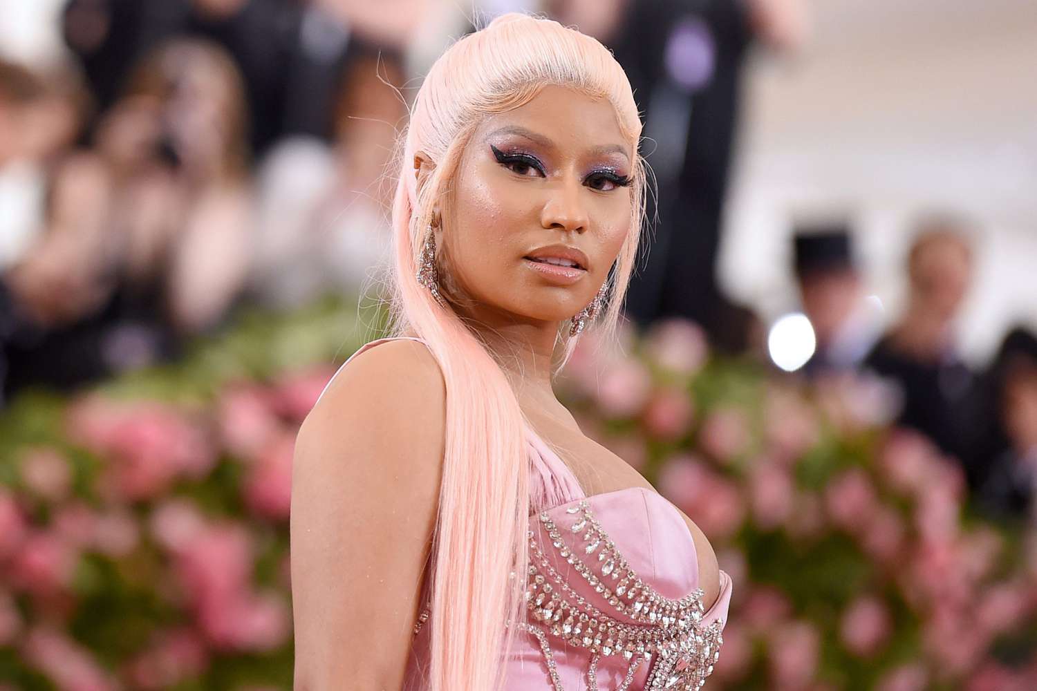 NEW YORK, NEW YORK - MAY 06: Nicki Minaj attends The 2019 Met Gala Celebrating Camp: Notes on Fashion at Metropolitan Museum of Art on May 06, 2019 in New York City. (Photo by Jamie McCarthy/Getty Images)