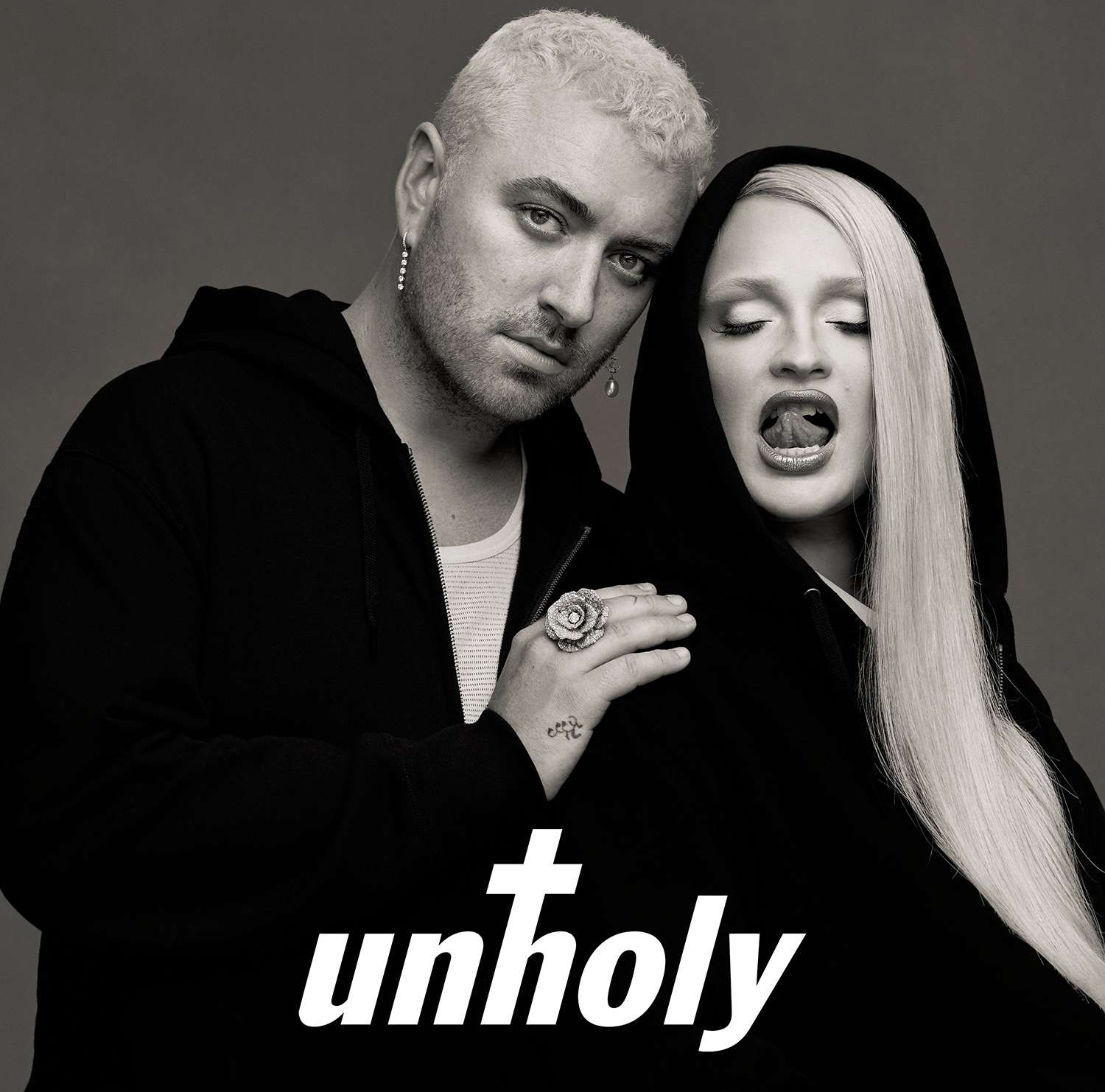 "Unholy" Single Cover Sam Smith and Kim Petras