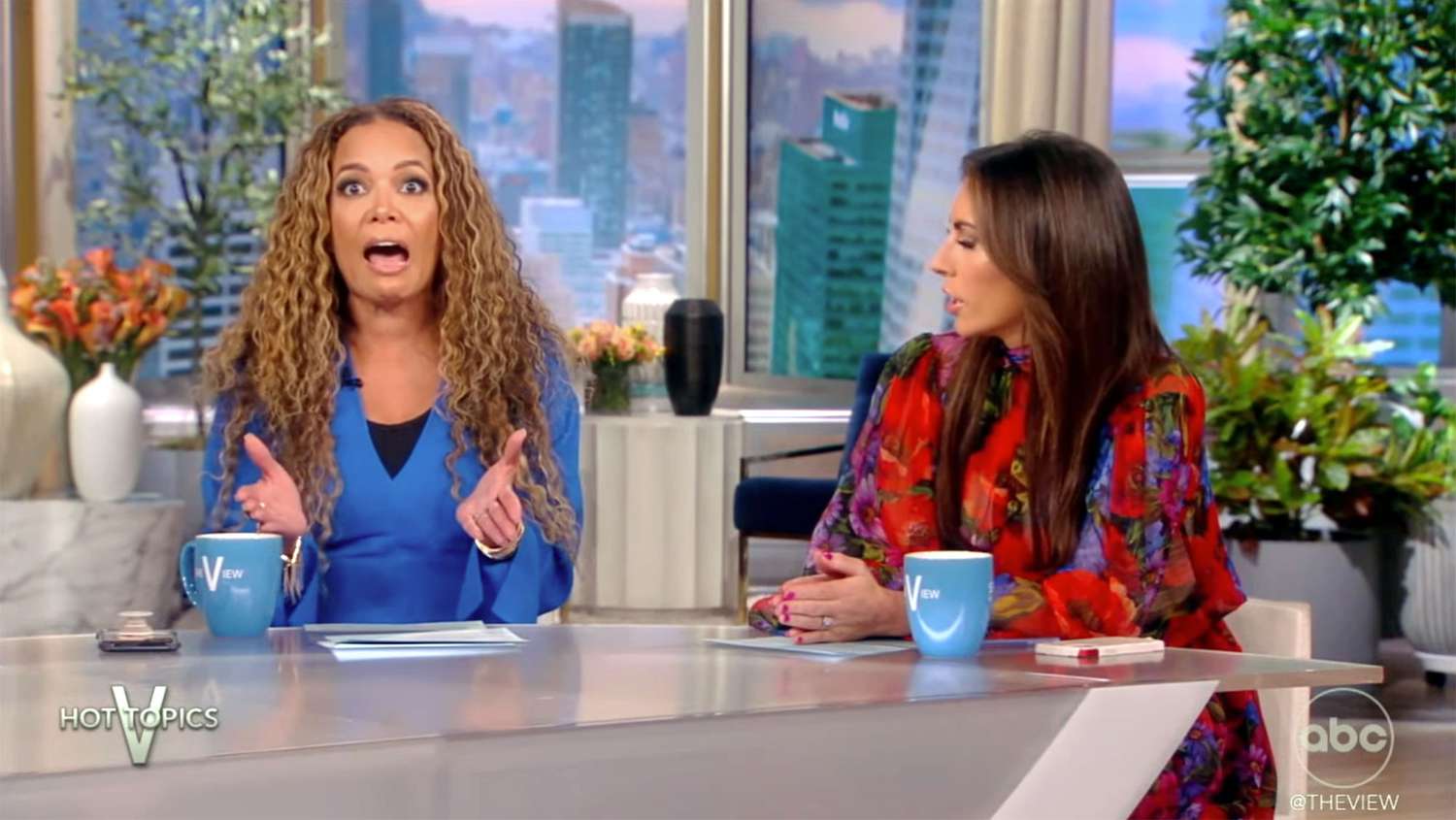 Sunny Hostin on the View