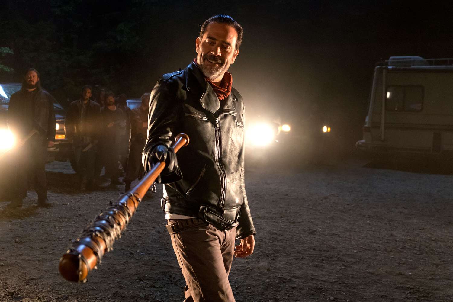 Jeffrey Dean Morgan as Negan- The Walking Dead _ Season 7, Episode 1 - Photo Credit: Gene Page/AMC