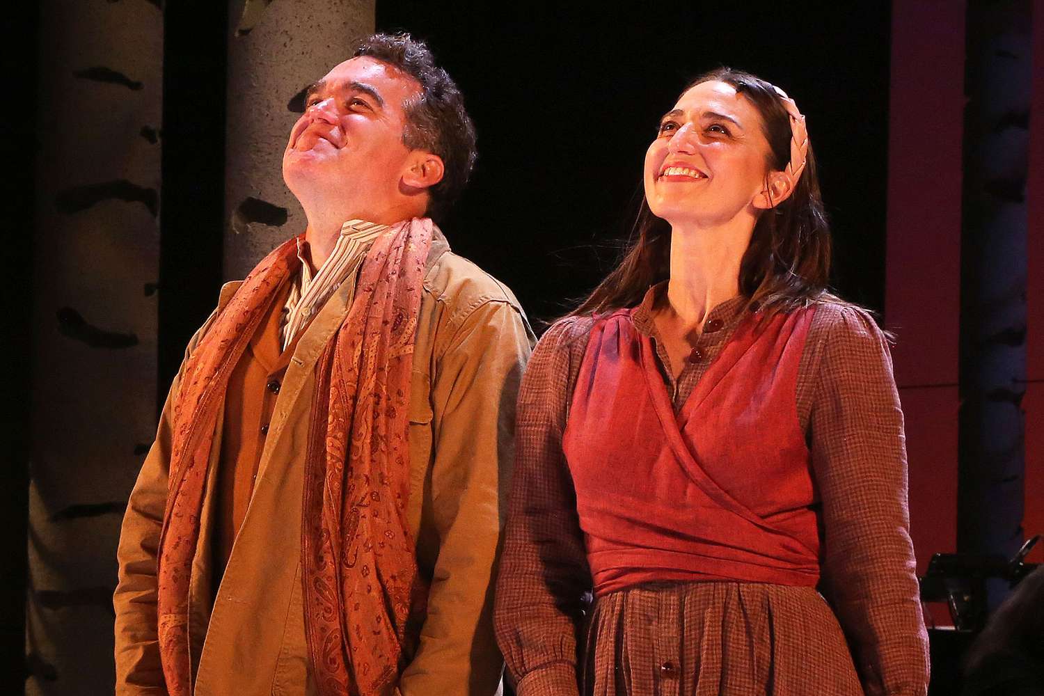 Brian d'Arcy James and Sara Bareilles in 'Into the Woods'