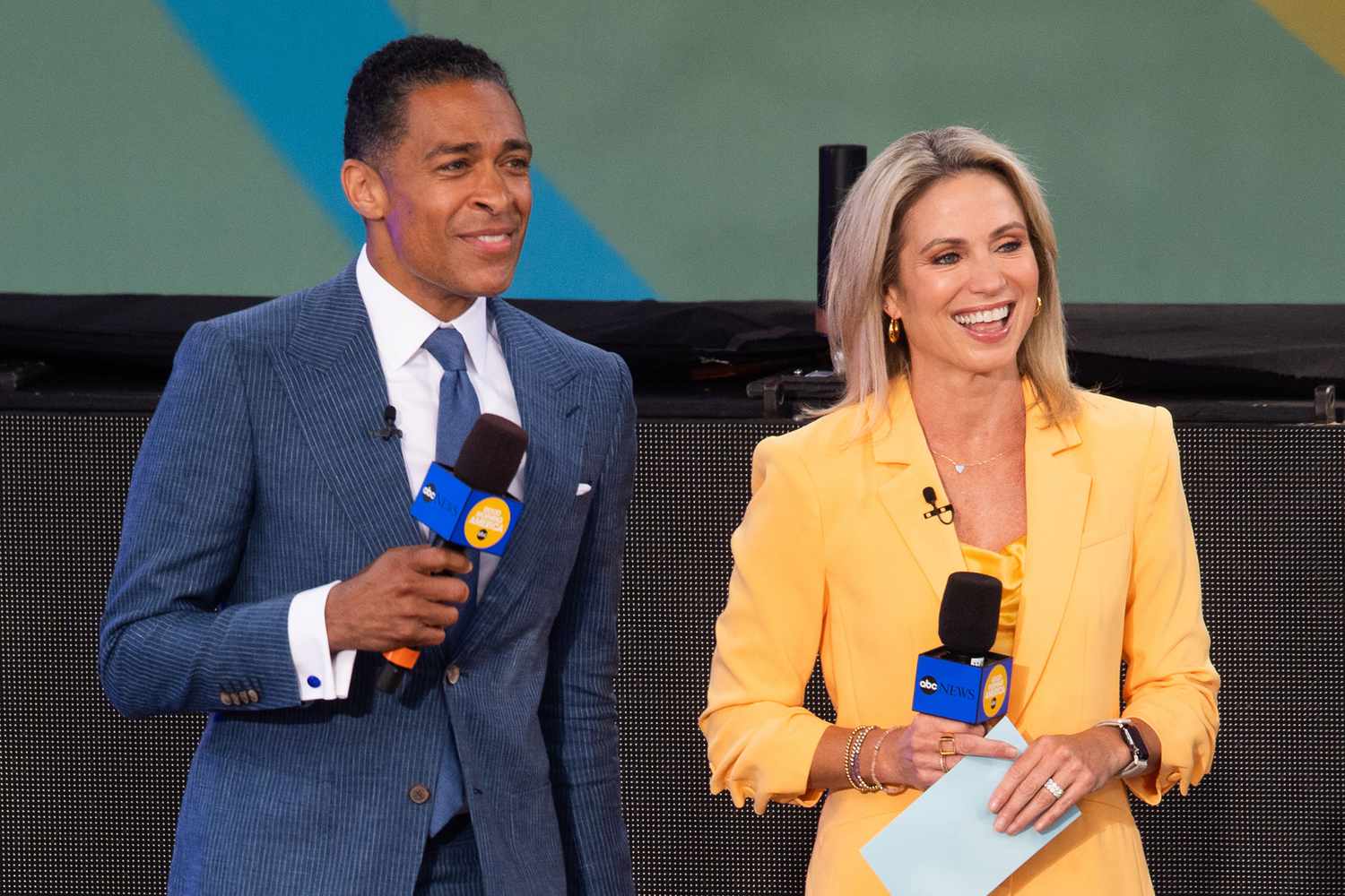 T.J. Holmes and Amy Robach on 'Good Morning America'