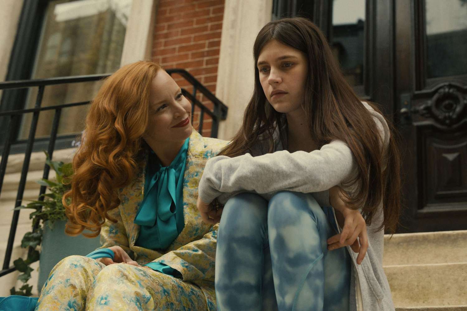 Lauren Ambrose and Nell Tiger Free in “Servant,” now streaming on Apple TV+. S3, E4 Ring