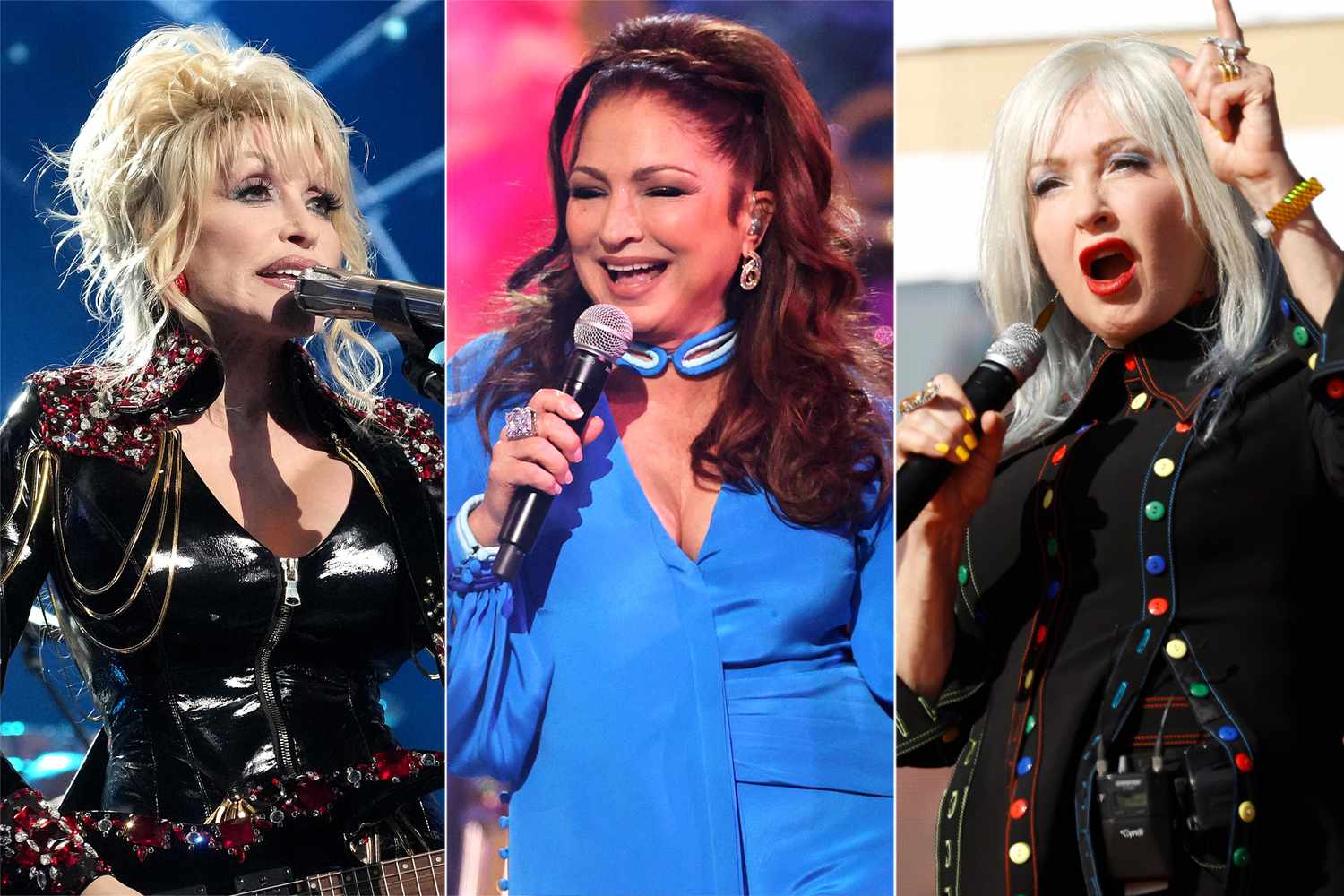 Dolly Parton, Gloria Estefan, Cyndi Lauper