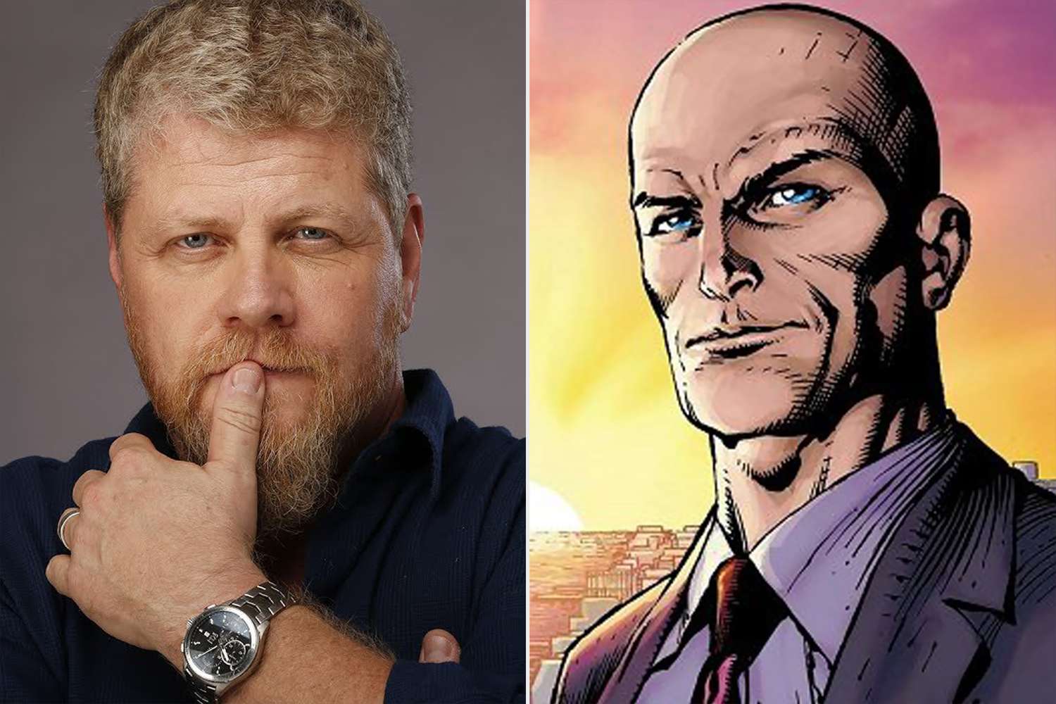 Michael Cudlitz is photographed for Los Angeles Times on June 13, 2017; DC Comics Lex Luther