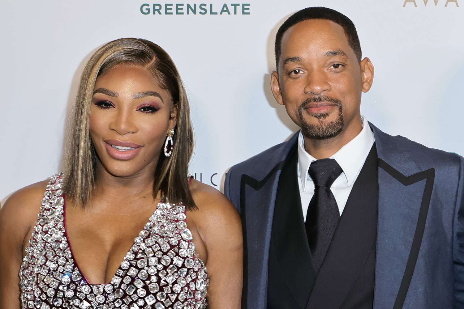 Serena Williams, Will Smith attend the 33rd Annual Producers Guild Awards at Fairmont Century Plaza on March 19, 2022 in Los Angeles, California.