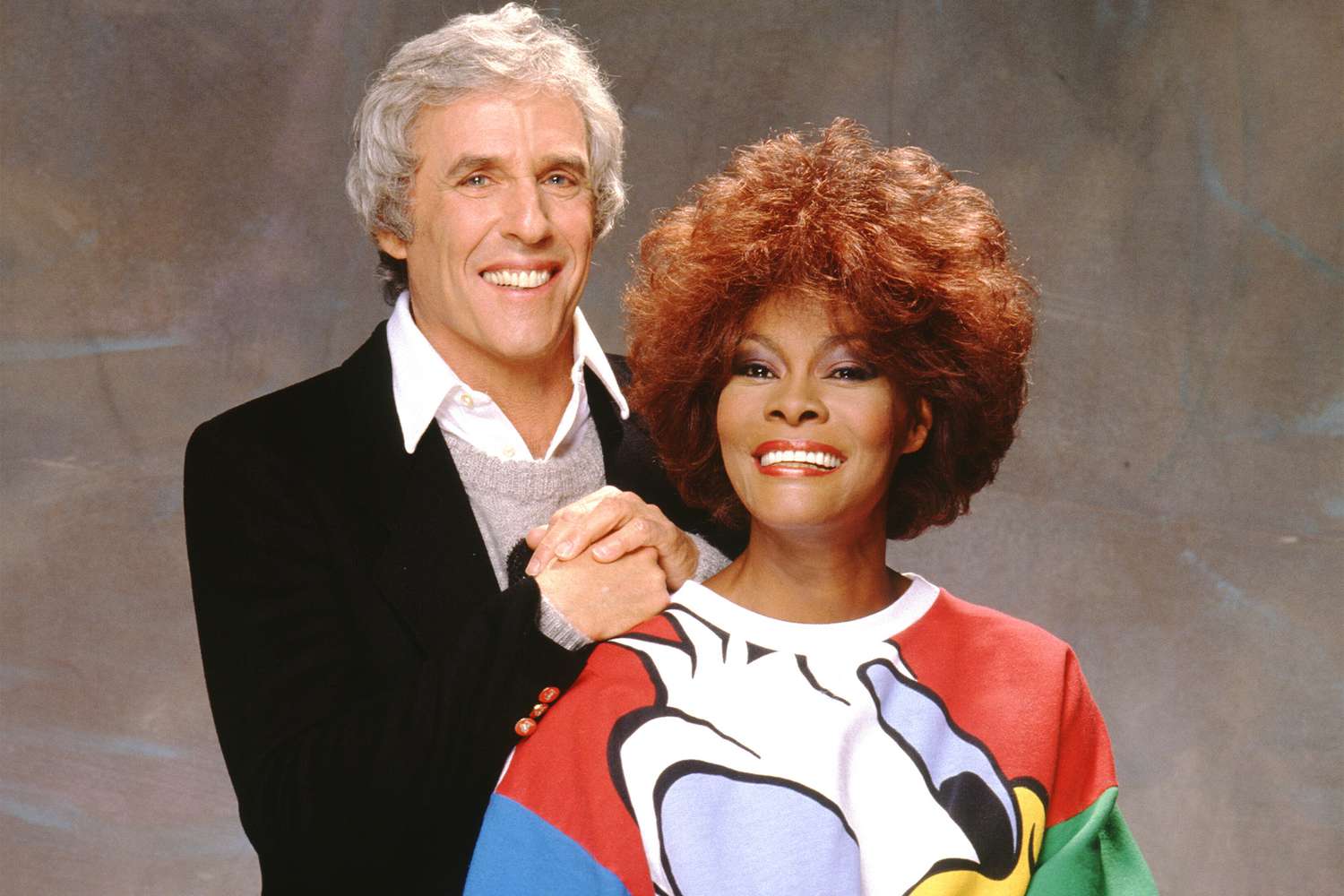 LOS ANGELES - 1989 singer Dionne Warwick and Burt Bacharach pose for a portrait in 1989 in Los Angeles, California. (Photo by Harry Langdon Getty Images)