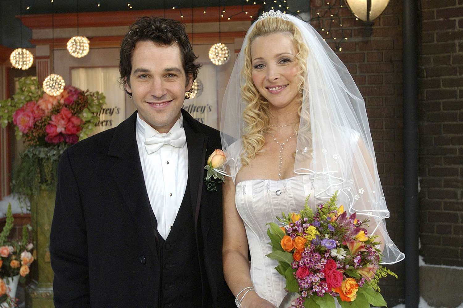 FRIENDS -- "The One With Phoebe's Wedding" -- Episode 12 -- Aired 02/12/2004 -- Pictured: (l-r) Paul Rudd as Mike Hannigan, Lisa Kudrow as Phoebe Buffay
