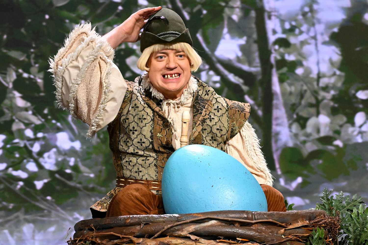Brendan Fraser as Gilvin of the Tree on 'The Tonight Show'