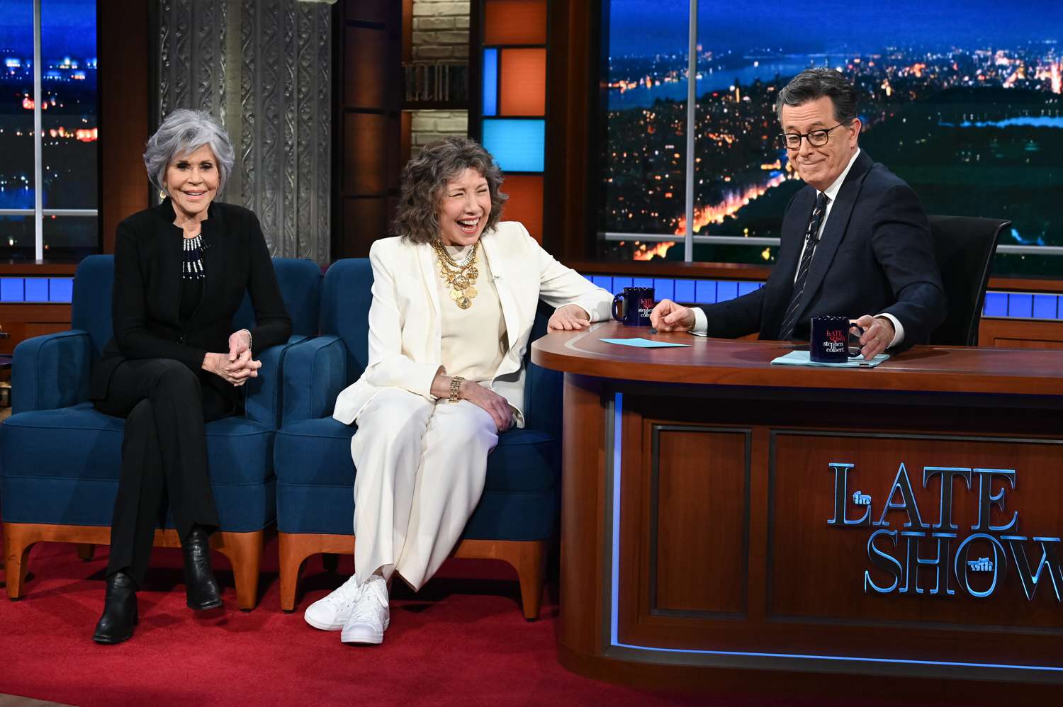 Lily Tomlin and Jane Fonda from The Late Show with Stephen Colbert