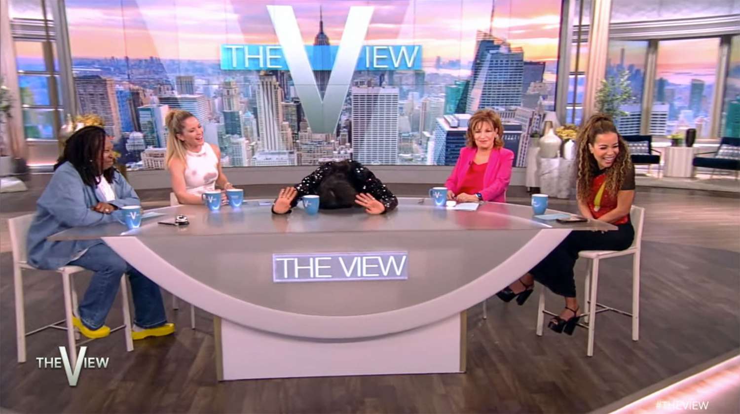 Whoopi Goldberg, Joy Behar and Sunny Hostin on The View