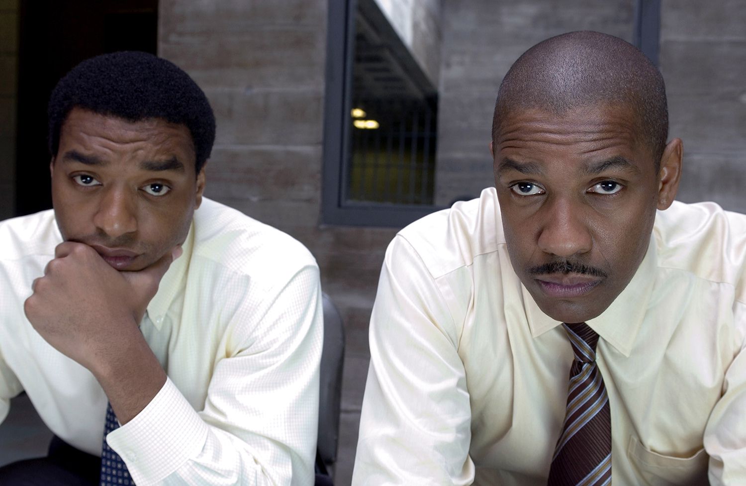 Chiwetel Ejiofor and Denzel Washington in 'Inside Man'