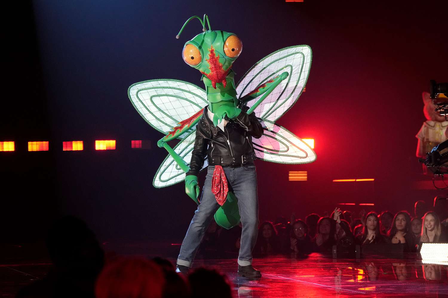 THE MASKED SINGER: Mantis in the “Battle of the Saved” episode of THE MASKED SINGER airing Wednesday, April 26