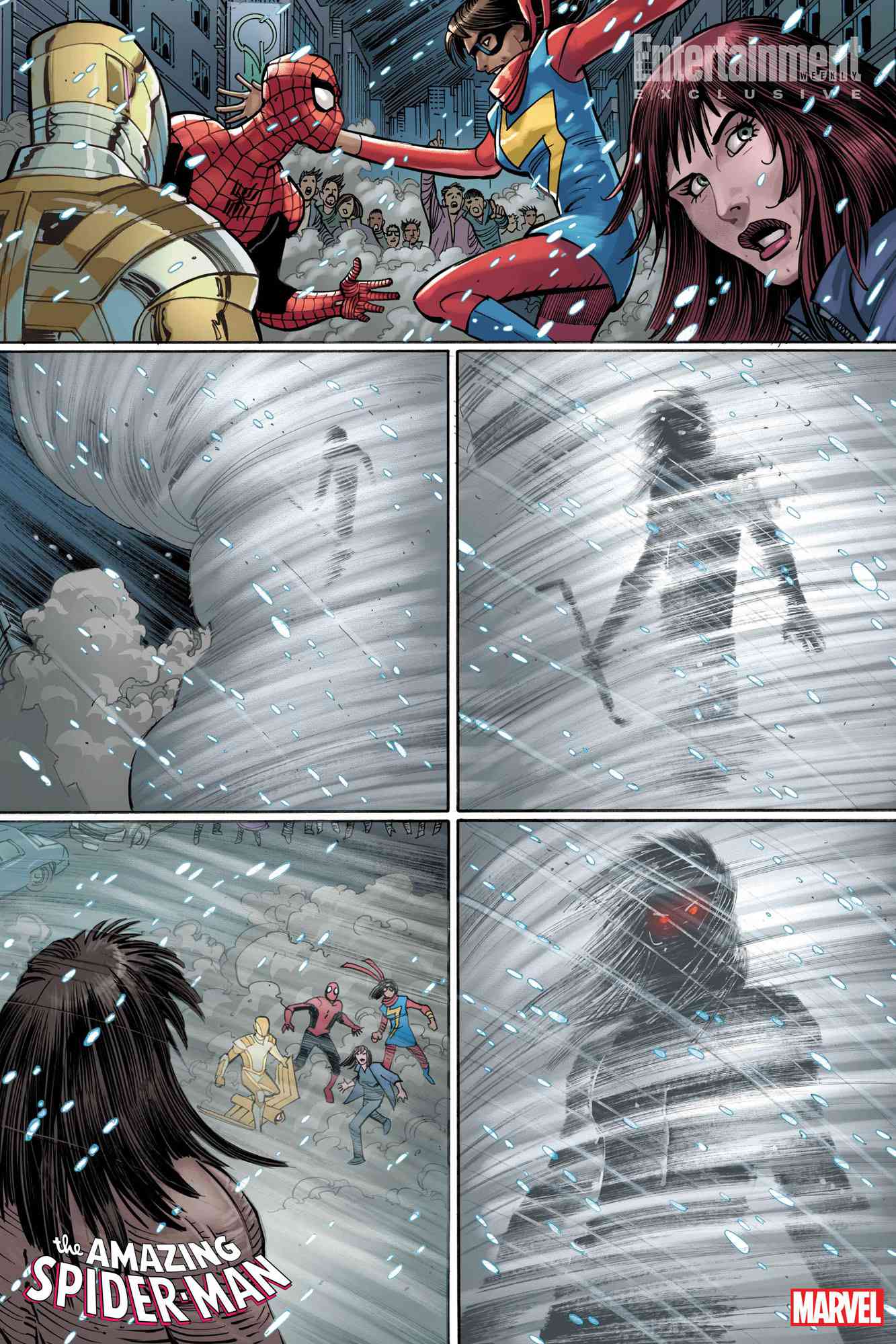 Kamala Khan faces off against the Emissary in 'Amazing Spider-Man' #26
