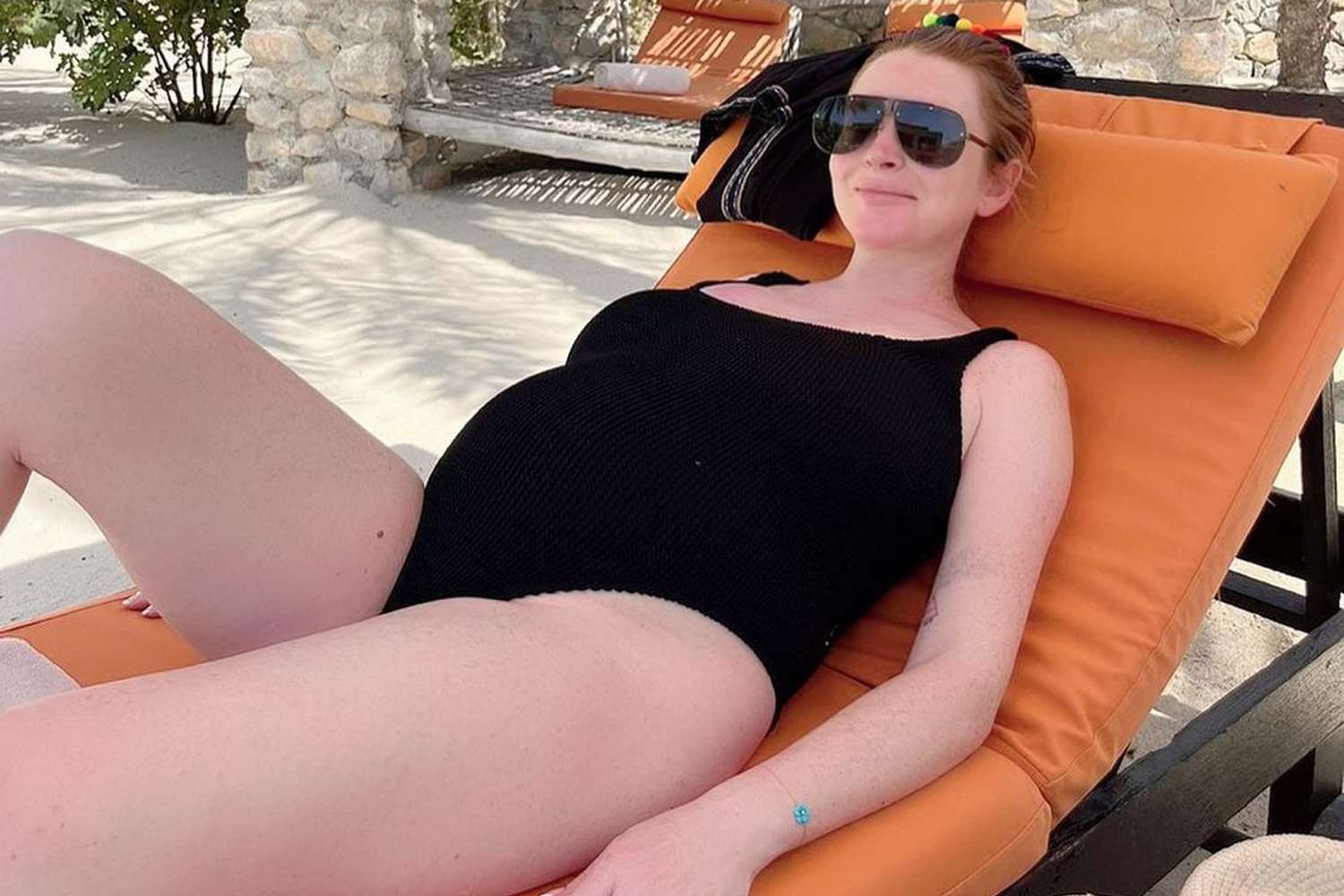 Lindsay Lohan gives birth to first baby boy Luai | EW.com