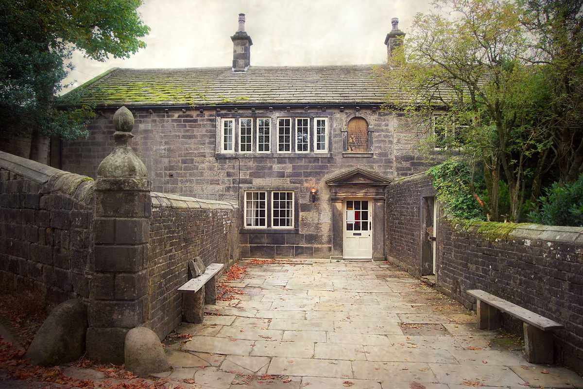 Historic house near Haworth, West Yorkshire, England with many connections with the literary Bronte sisters who lived in the 19th century.