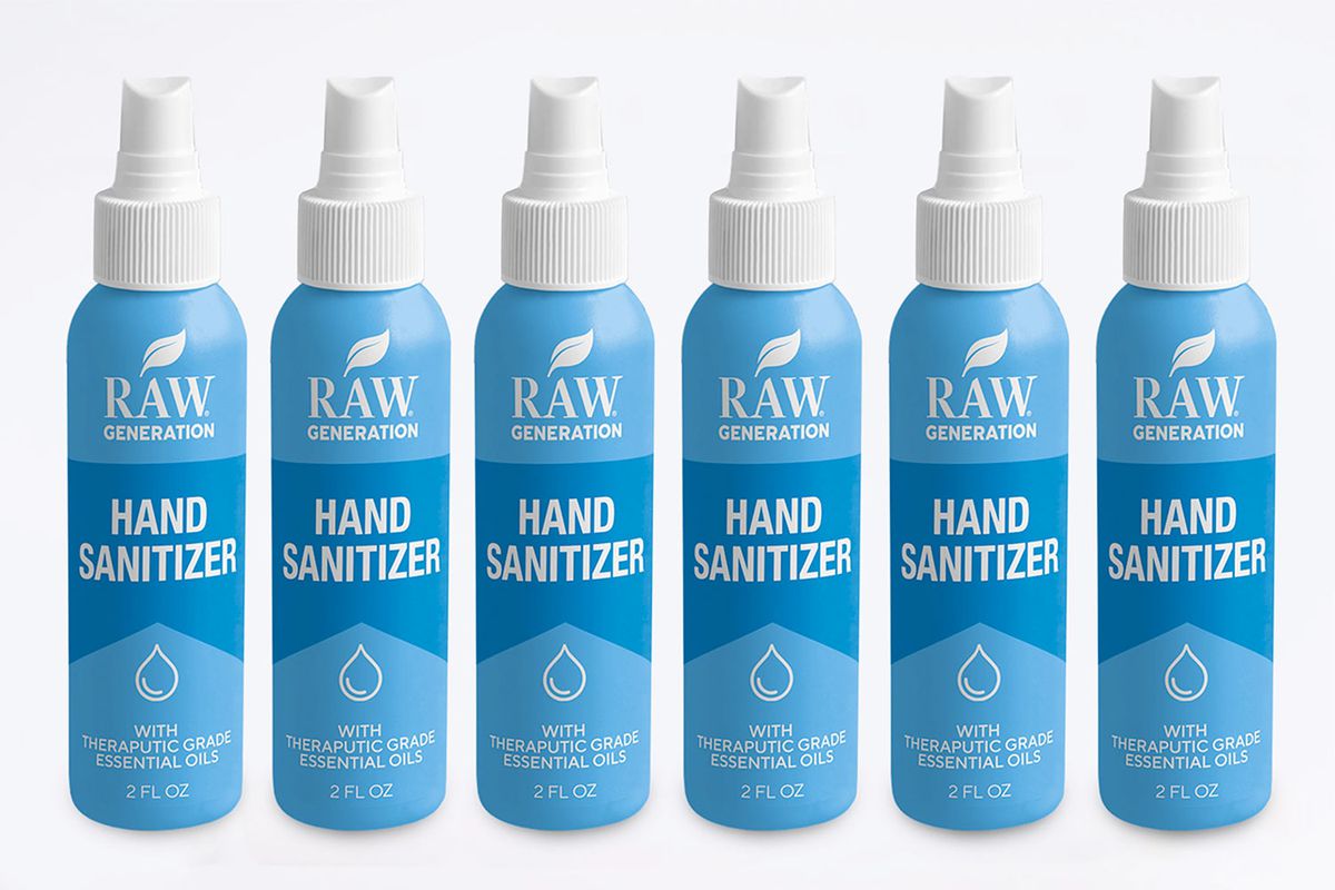 hand sanitizer raw generation