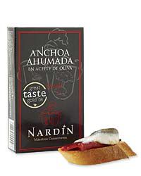 Nardin's tender smoked anchovies.
