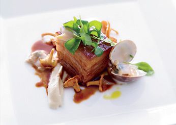 Chef Braised Pork with Clams.
