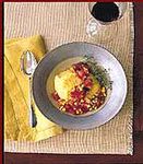 Creamy Polenta with Tomato-Corn Ragout