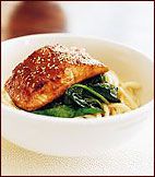 Soy-and-Ginger-Glazed Salmon with Udon Noodles