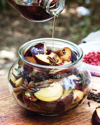 Salty-Sweet Spiced Pickled Plums Recipe