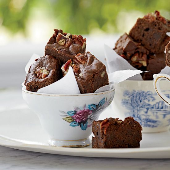 Bacon-Bourbon Brownies with Pecans