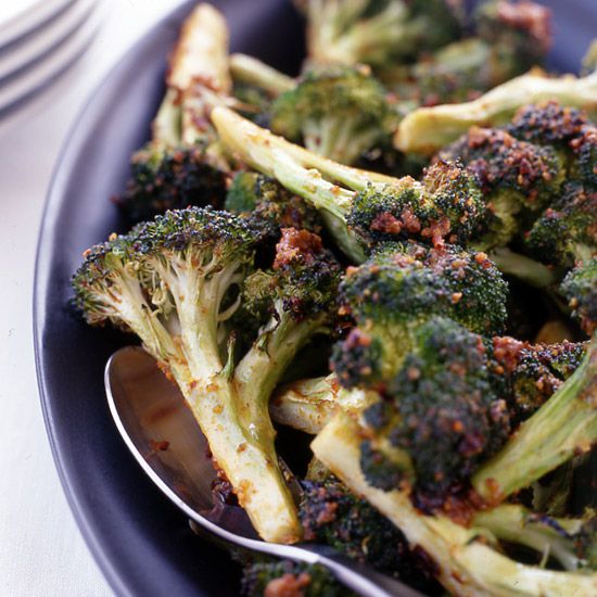 Roasted Broccoli with Ancho Butter