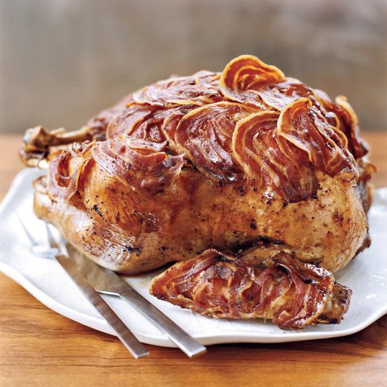 Pancetta-Wrapped Roasted Turkey