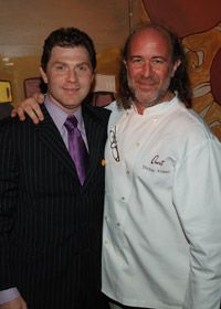 Chefs Bobby Flay and Tom Valenti.