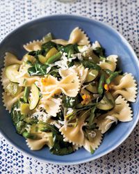 Farfalle with Tomatoes and Green Vegetables