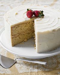 Yellow Layer Cake with Vanilla Frosting