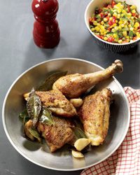 Pan-Roasted Chicken with Corn Relish
