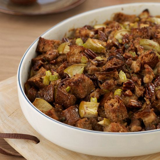 Whole-Grain Stuffing with Apples, Sausage & Pecans