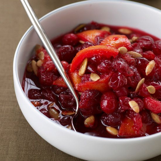 Cranberry, Clementine and Pumpkin Seed Conserve