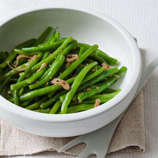 Green Beans with Mustard-Seed Butter