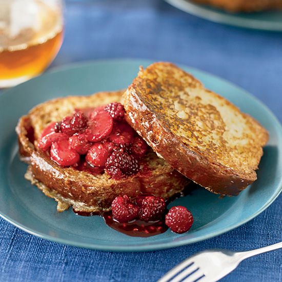Brioche French Toast with Fresh Berry Compote