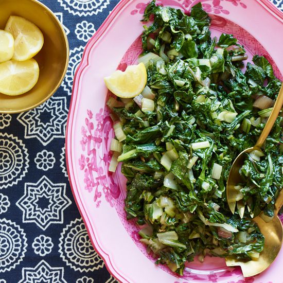 Swiss Chard with Ginger and Cumin